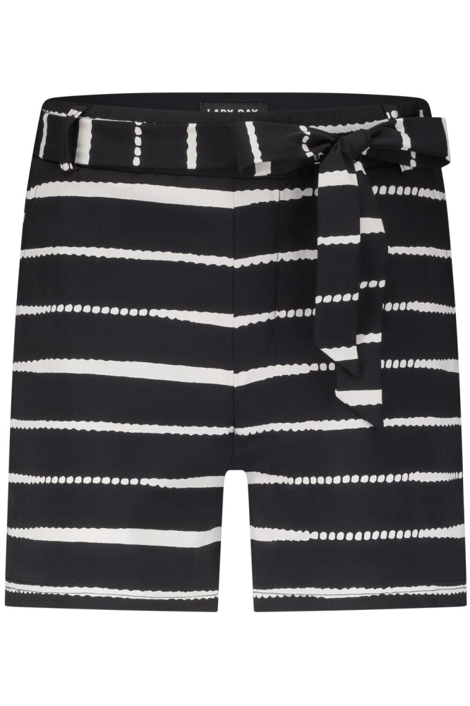SHORTY L14 506 2559 PAINTED STRIPE BLACK